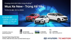 THỂ LỆ CHƯƠNG TRÌNH KHUYẾN MẠI BỐC THĂM TRÚNG THƯỞNG “MUA XE NEW – TRÚNG XẾ YÊU”